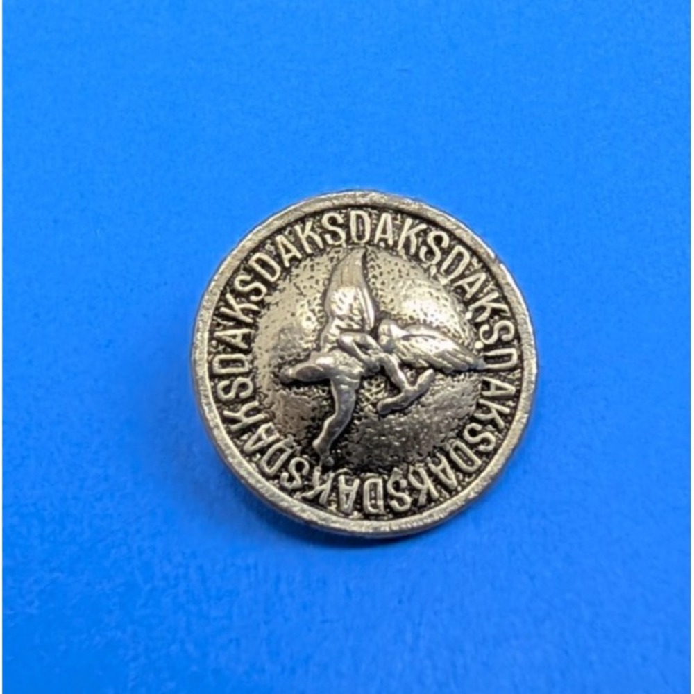 Vintage Metal Daks Button for Daks London Jacket